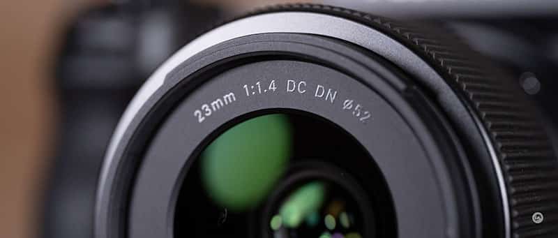 Sigma 23mm f/1.4 DC DN Contemporary نمایی از لنز سیگما مانت E سونی